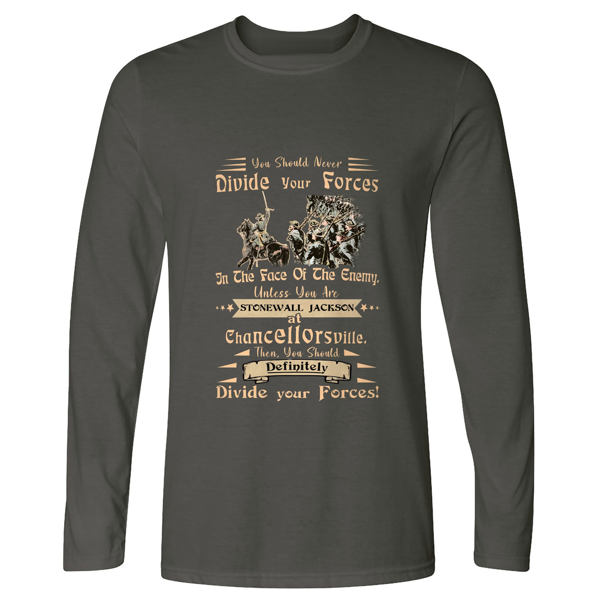 Dividing Forces Long Sleeve T-Shirt