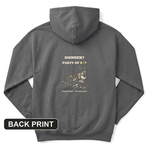 Donner Reindeer Party Of One Back Print Hoodie