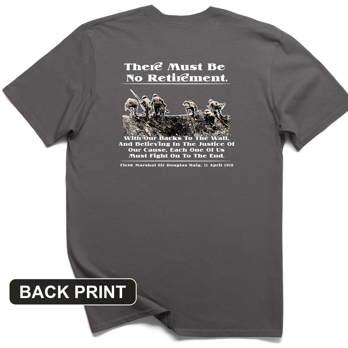 Douglas Haig Back Print T-Shirt