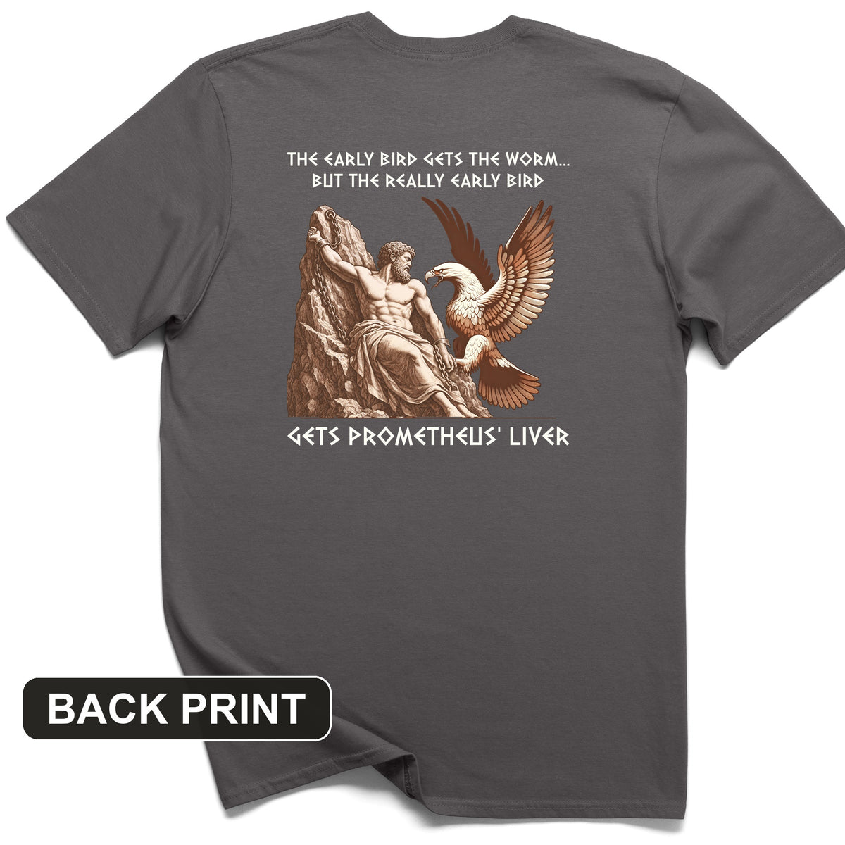 Early Bird Back Print T-Shirt