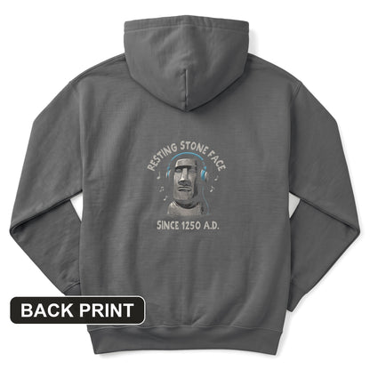 Easter Island Back Print Hoodie