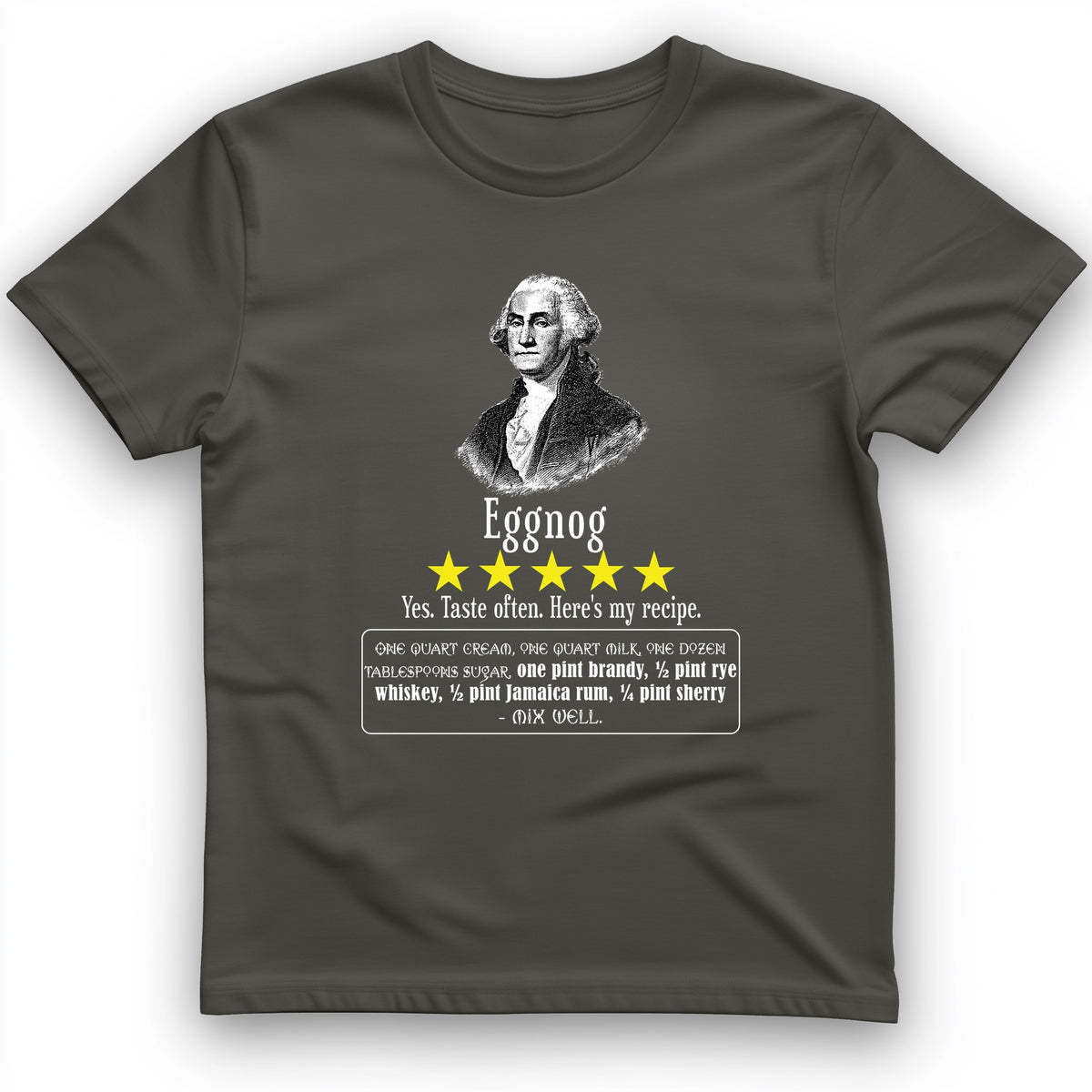Eggnog George Washington T-Shirt