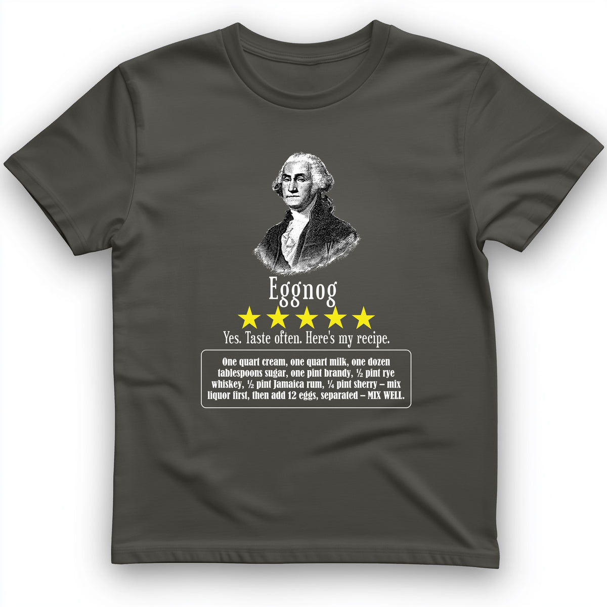 Eggnog George Washington T-Shirt