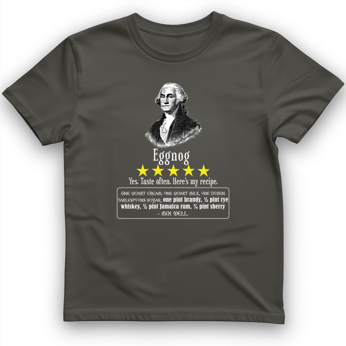 Eggnog George Washington T-Shirt