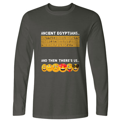 Egyptian Emoticons Long Sleeve T-Shirt