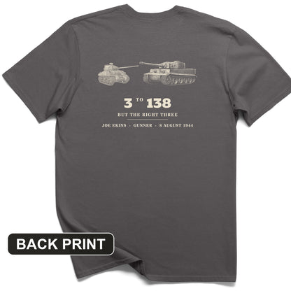 Ekins 138 To 3 Back Print T-Shirt