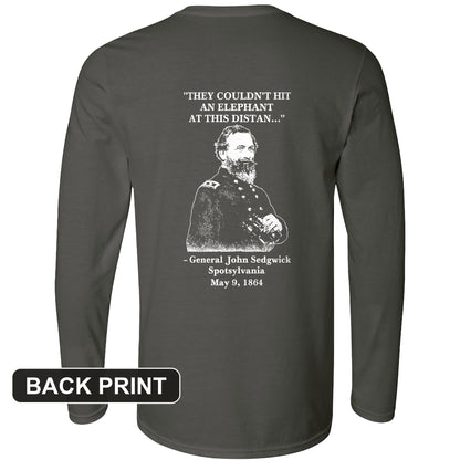 Elephant Back Print Long Sleeve T-Shirt