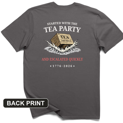 Escalated Quickly Back Print T-Shirt