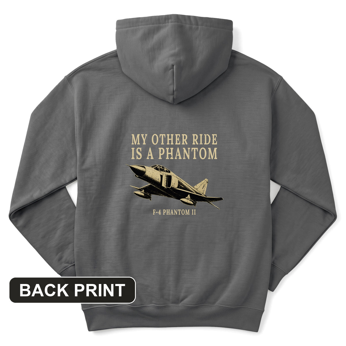F-4 Phantom Back Print Hoodie