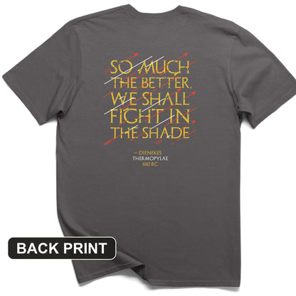 Fight In The Shade Back Print T-Shirt