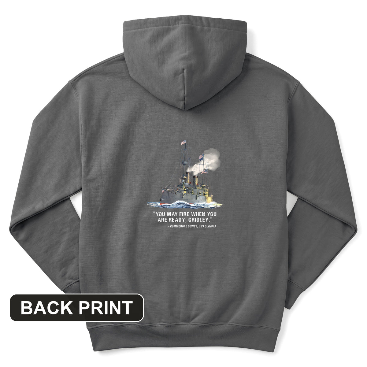 Fire When Ready Back Print Hoodie