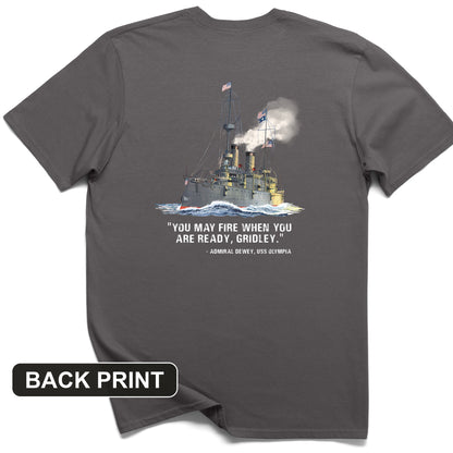 Fire When Ready Back Print T-Shirt