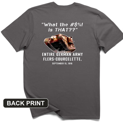 Flers-Courcelette 1916 Back Print T-Shirt