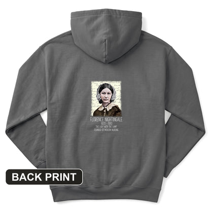 Florence Nightingale Back Print Hoodie