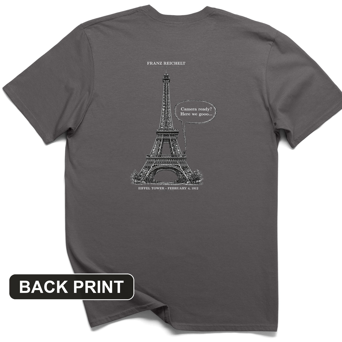 Franz Reichelt Back Print T-Shirt