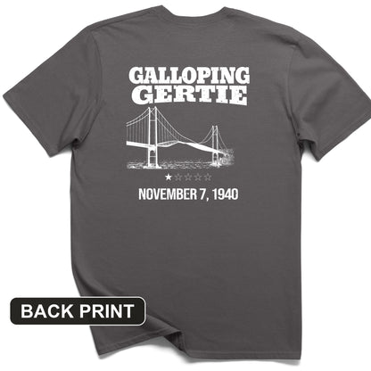 Galloping Gertie Back Print T-Shirt