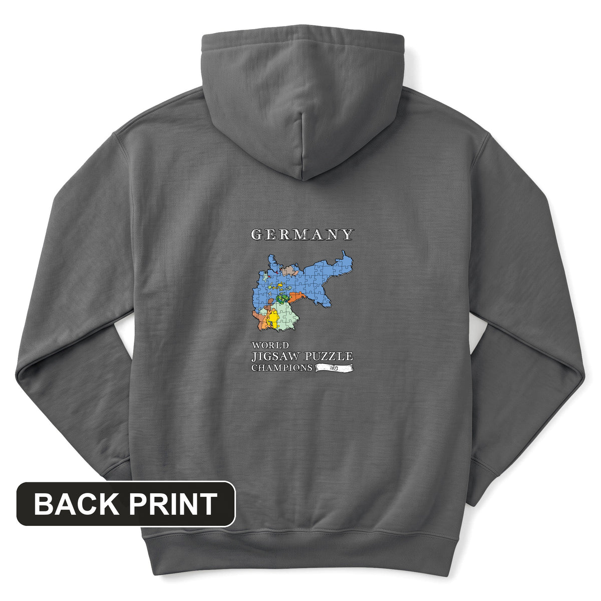 Germany Jigsaw Champion Back Print Hoodie