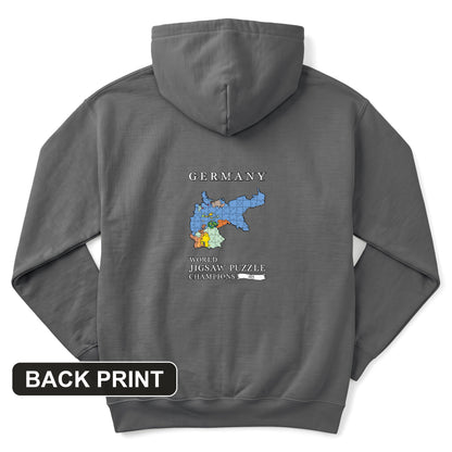Germany Jigsaw Champion Back Print Hoodie
