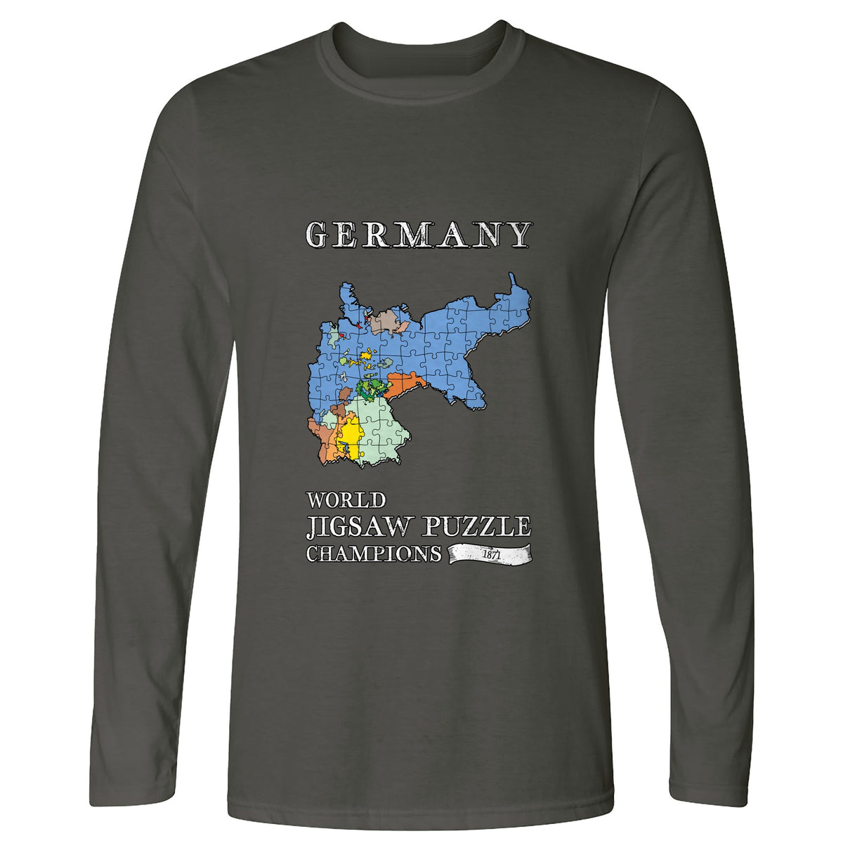 Germany Jigsaw Champion Long Sleeve T-Shirt