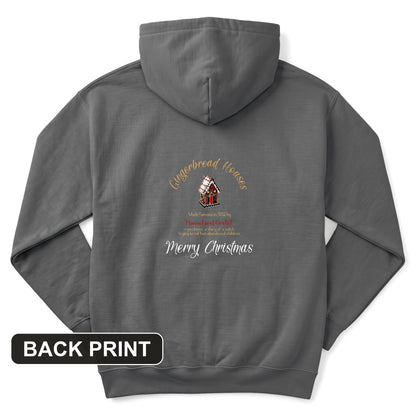 Gingerbread House Back Print Hoodie