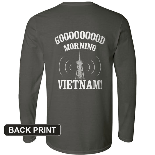 Good Morning Vietnam Back Print Long Sleeve T-Shirt