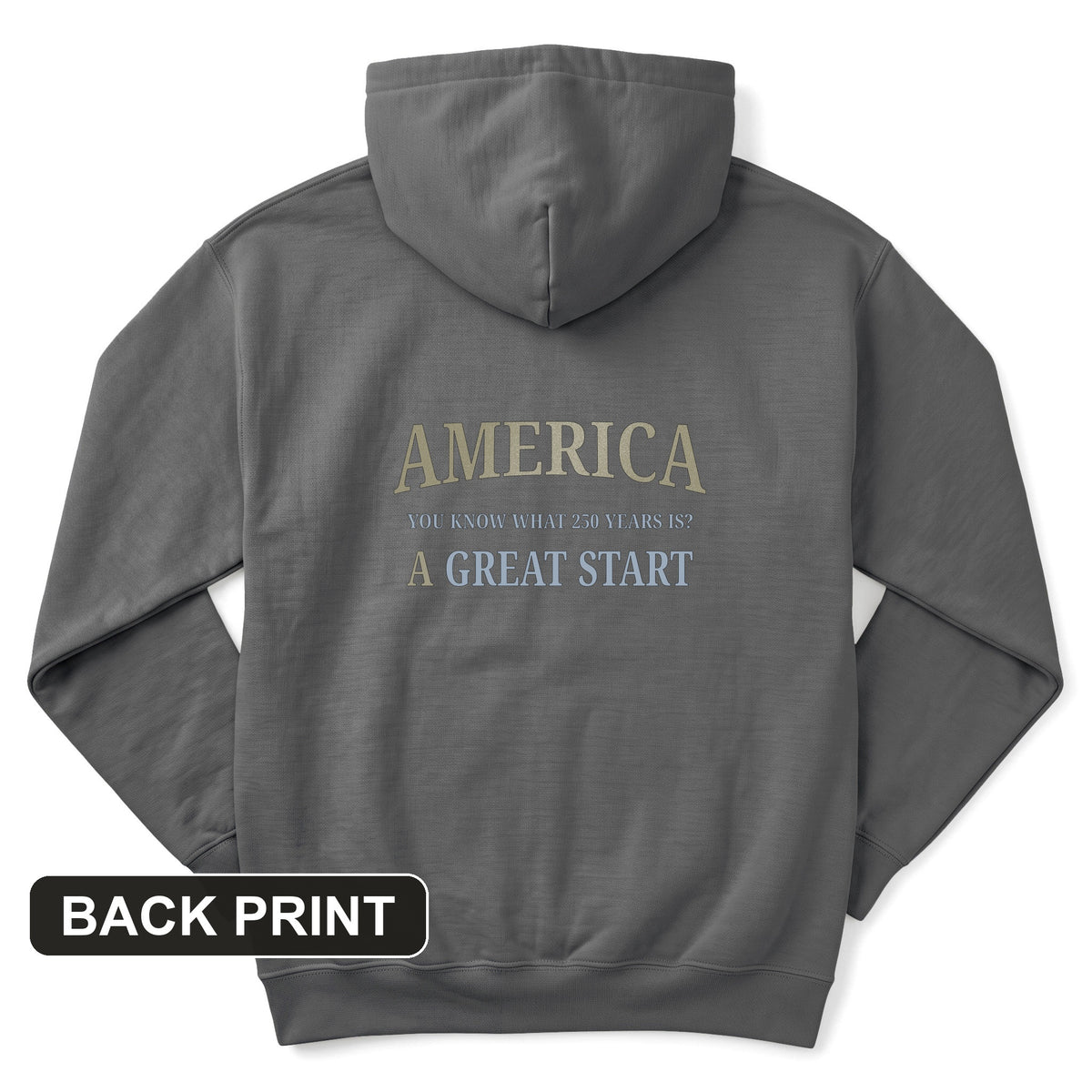 Great Start Back Print Hoodie