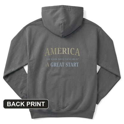 Great Start Back Print Hoodie