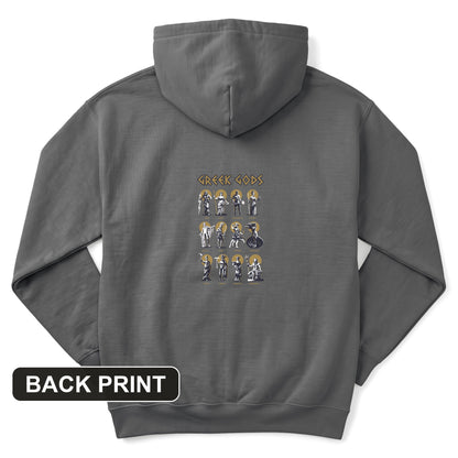 Greek Gods Back Print Hoodie