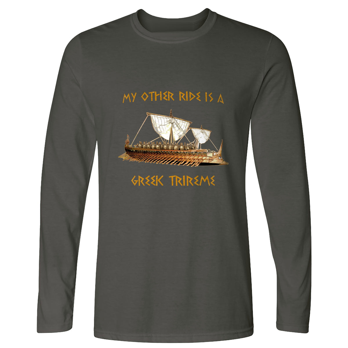 Greek Trireme Long Sleeve T-Shirt