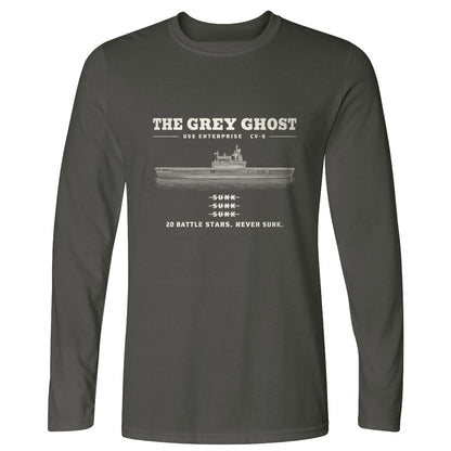 Grey Ghost Long Sleeve T-Shirt