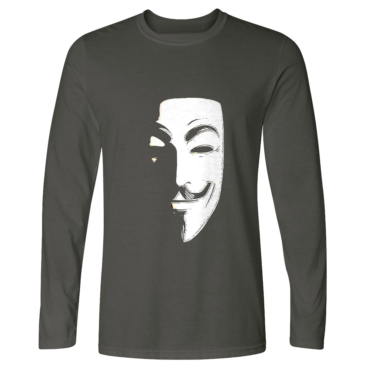 Guy Fawkes Mask Long Sleeve T-Shirt