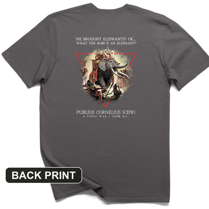 Hannibal Elephants Back Print T-Shirt