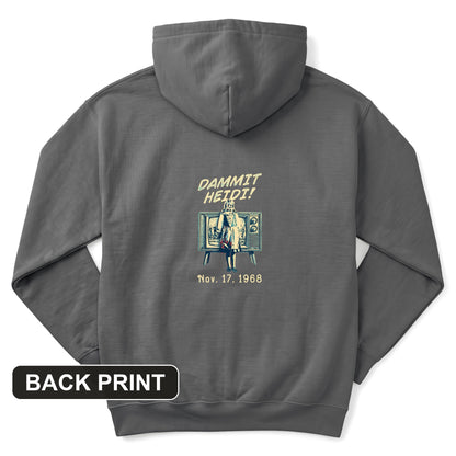 Heidi Bowl Back Print Hoodie