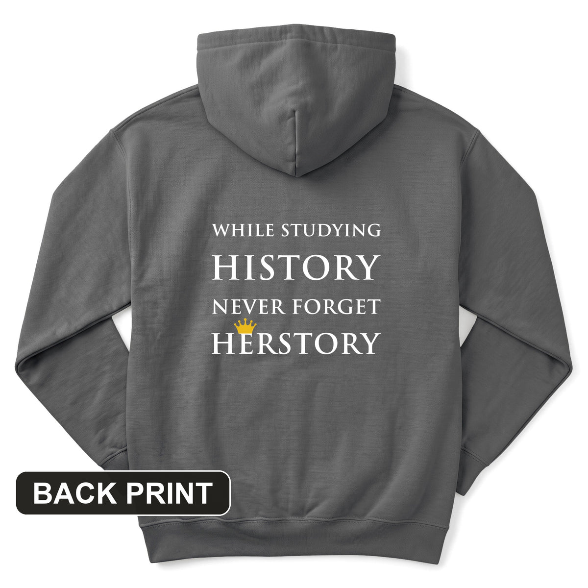 Herstory Back Print Hoodie