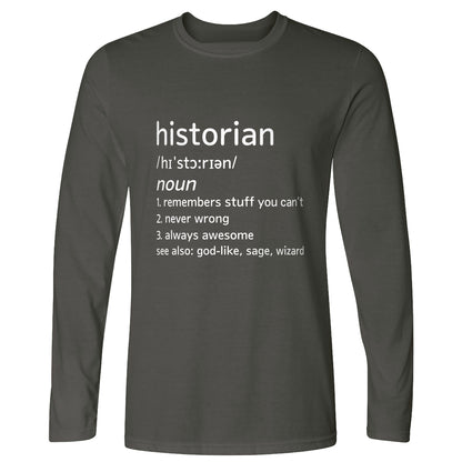 Historian Defined Long Sleeve T-Shirt