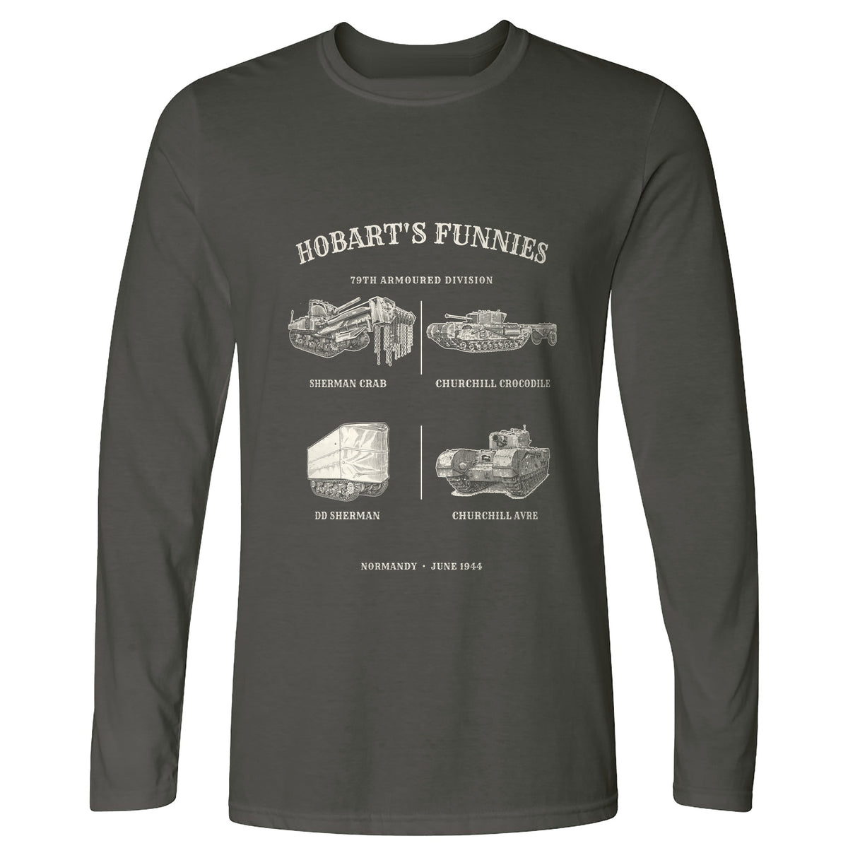 Hobart's Funnies Long Sleeve T-Shirt