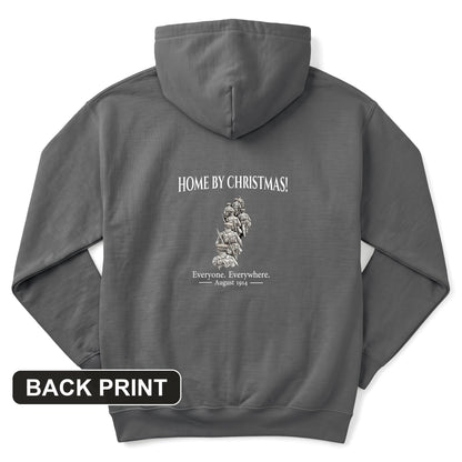 Home by Christmas Back Print Hoodie