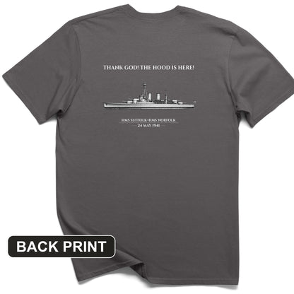 Hood Back Print T-Shirt