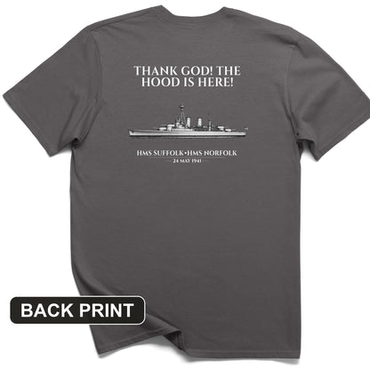 Hood Back Print T-Shirt