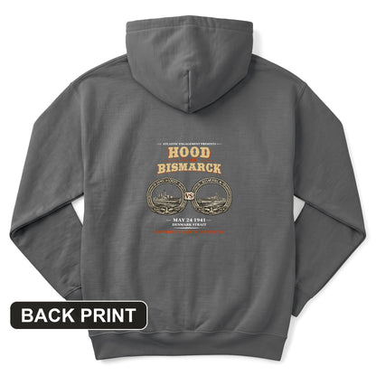 Hood vs Bismarck Back Print Hoodie