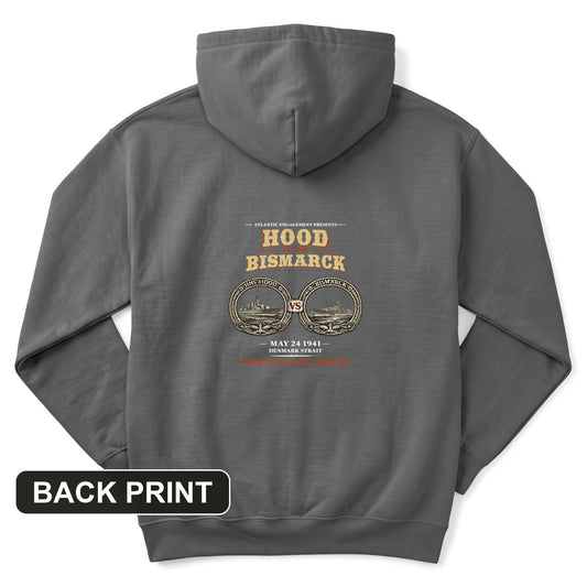 Hood vs Bismarck Back Print Hoodie