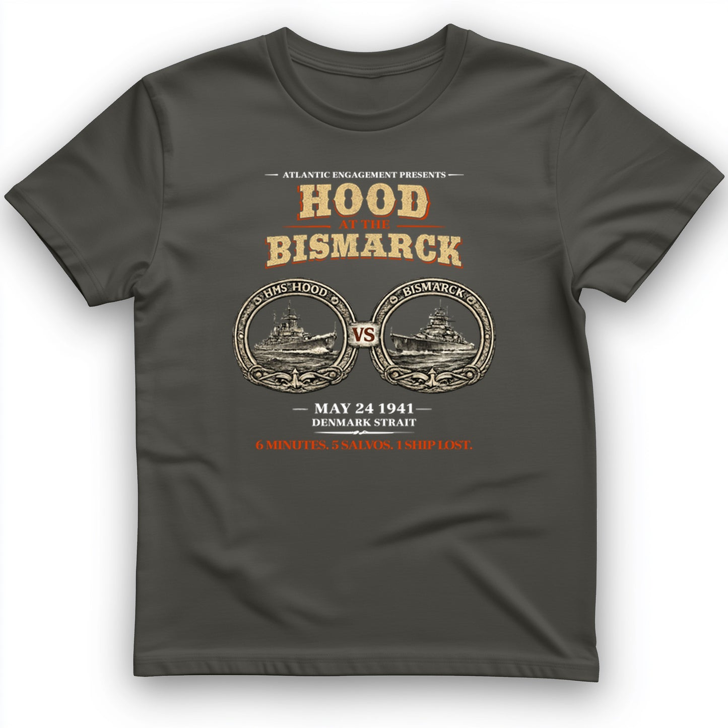 Hood vs Bismark T-Shirt