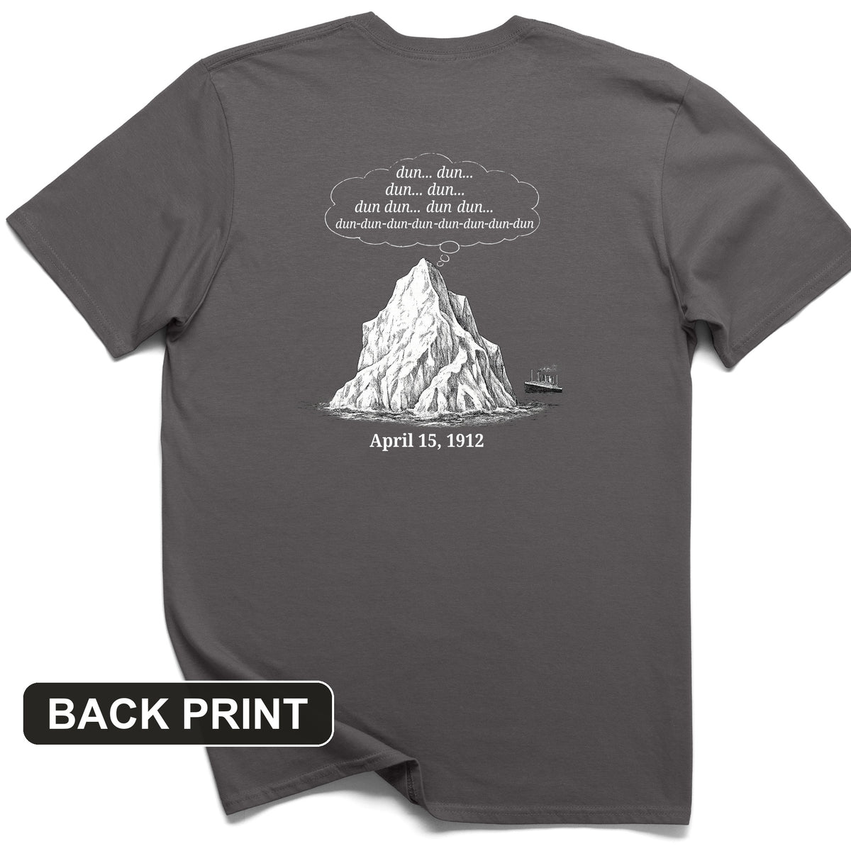Iceberg Jaws Back Print T-Shirt