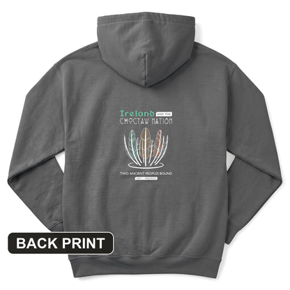 Irish-Choctaw Friendship Back Print Hoodie
