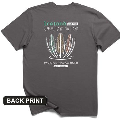 Irish-Choctaw Friendship Back Print T-Shirt