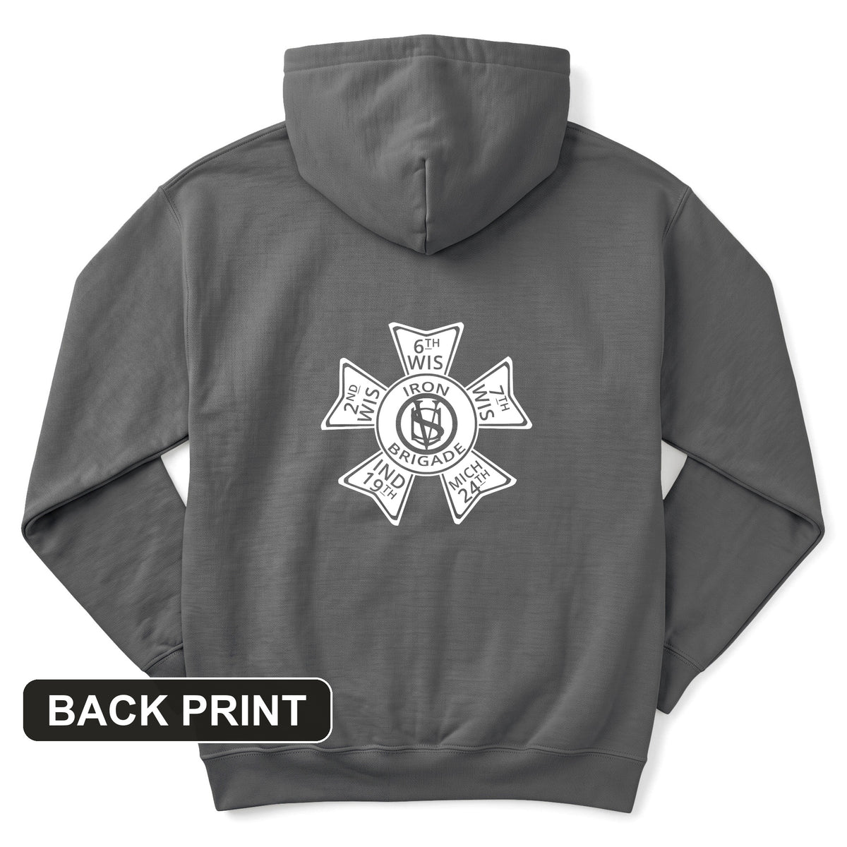 Iron Brigade Back Print Hoodie