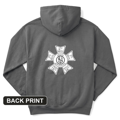 Iron Brigade Back Print Hoodie