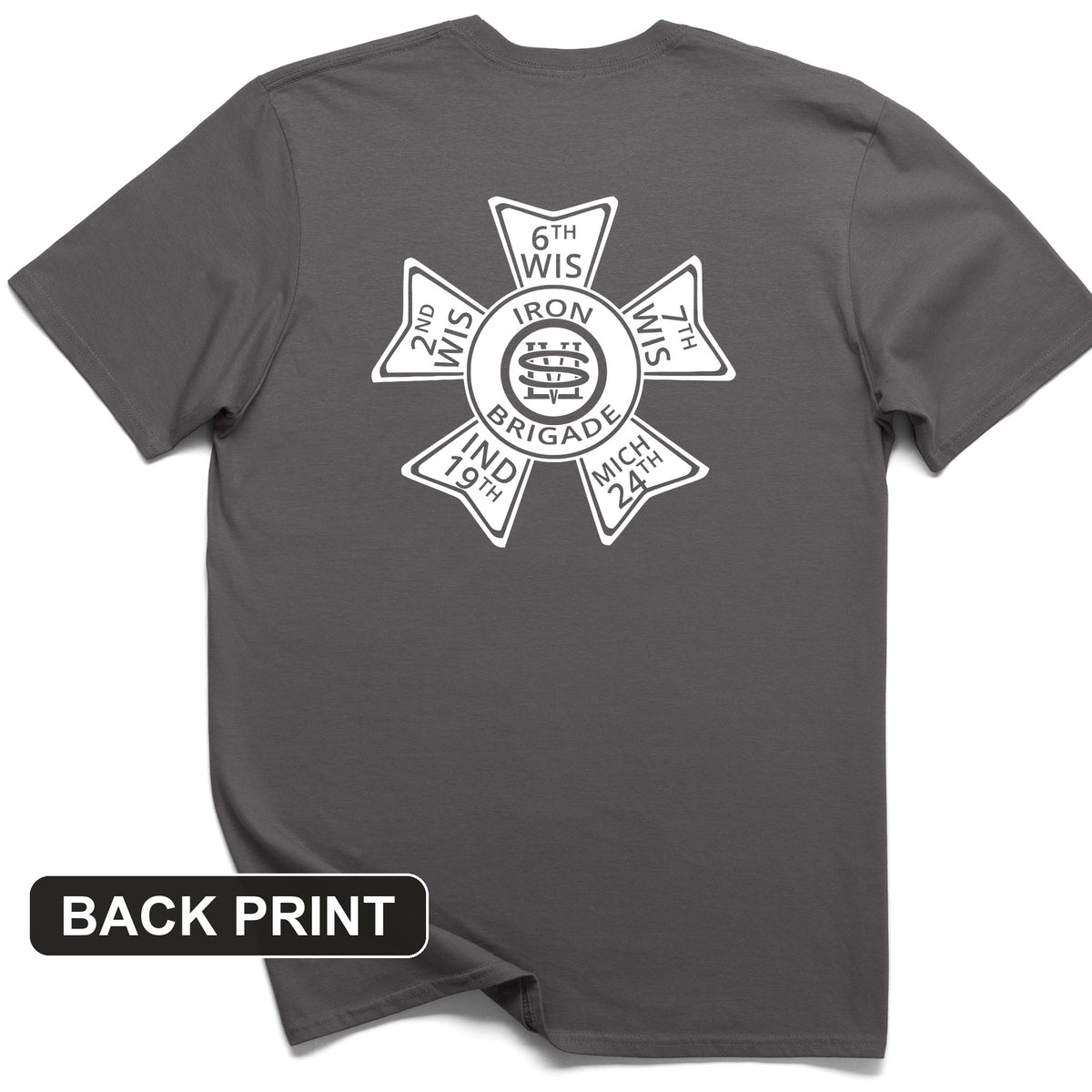 Iron Brigade Back Print T-Shirt