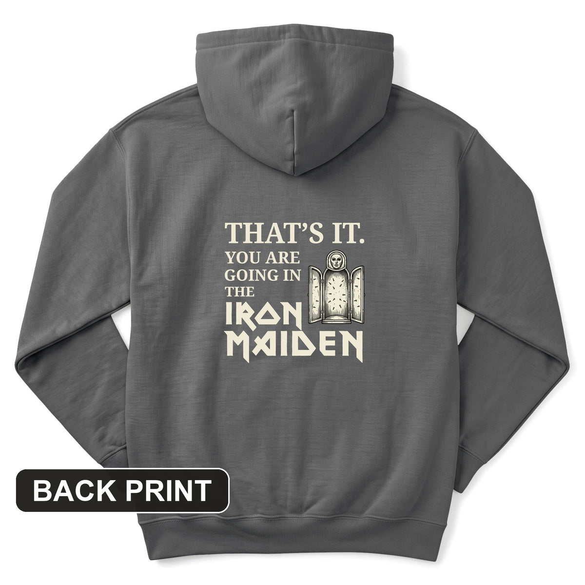 Iron Maiden Back Print Hoodie