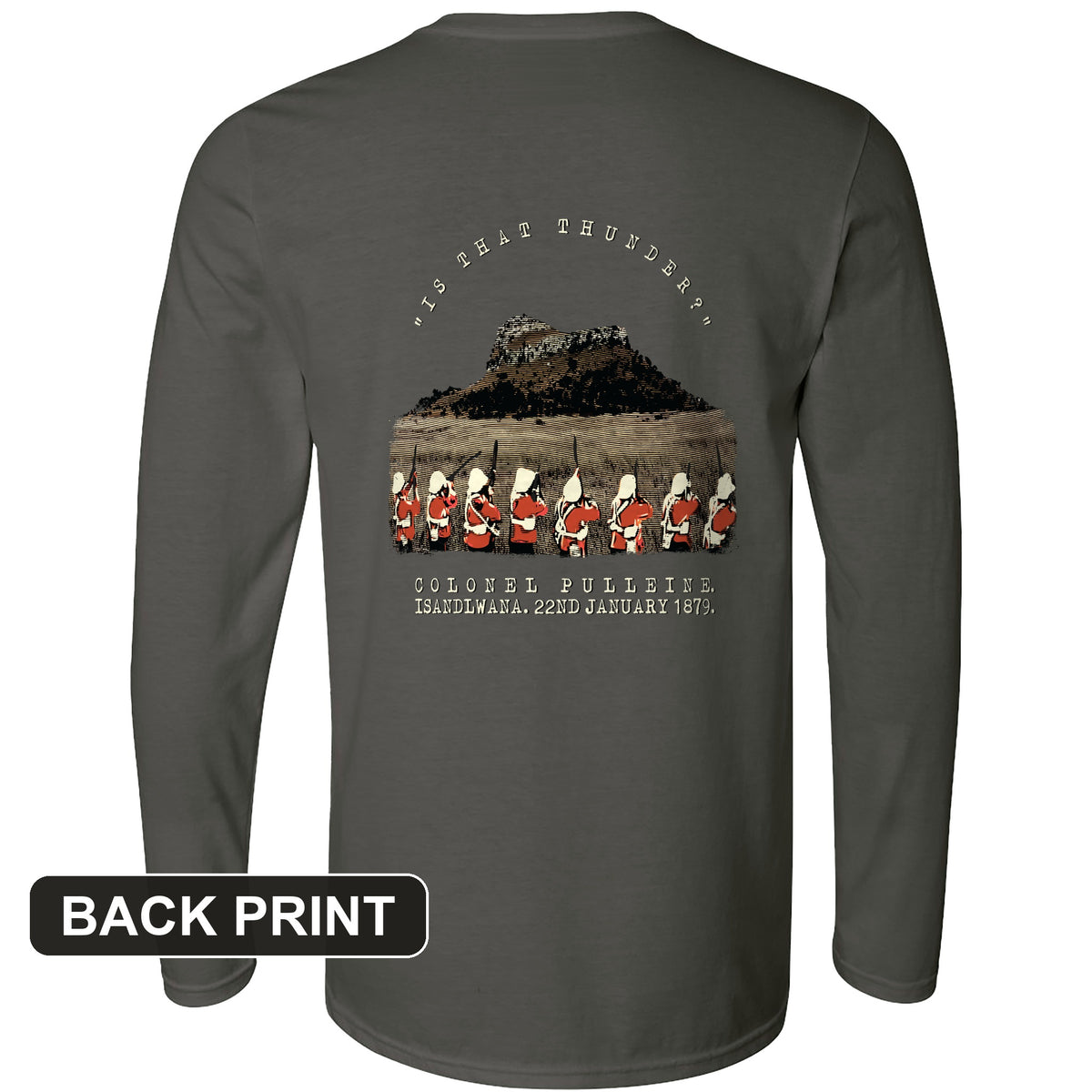 Isandlwana Back Print Long Sleeve T-Shirt